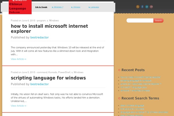 Bblogs theme site design template sample