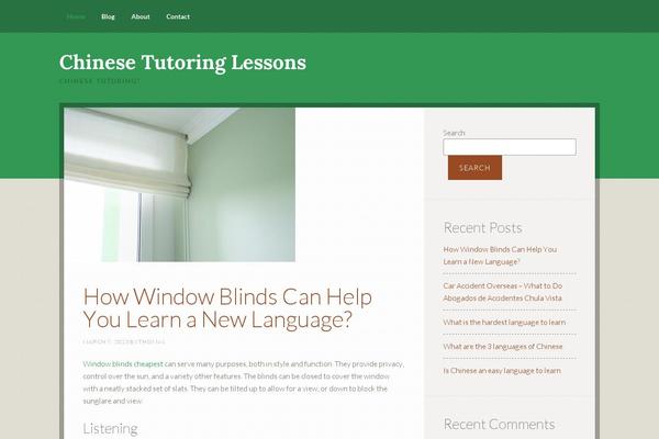 Going Green Pro theme site design template sample