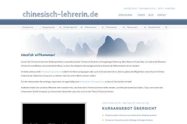 chinesisch-lehrerin.de site used Template