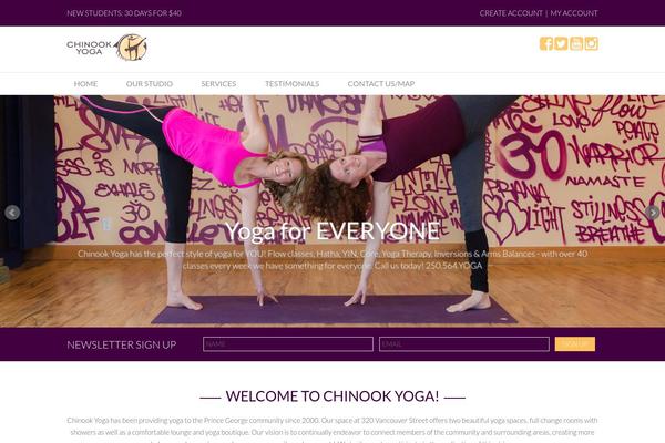Yoga theme site design template sample