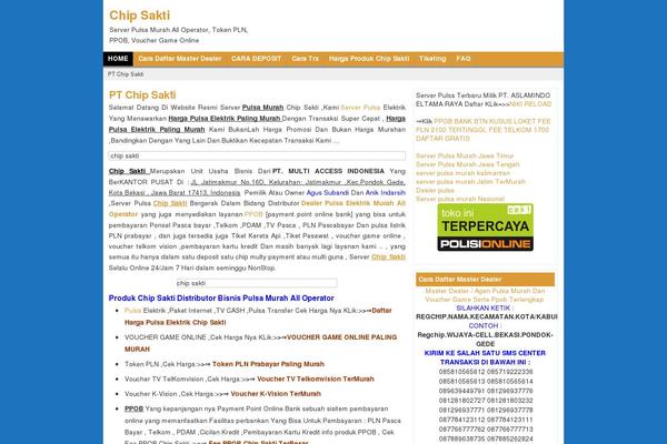 Tetap Semangat theme site design template sample