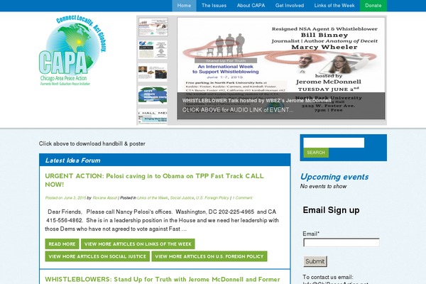 Capa theme site design template sample