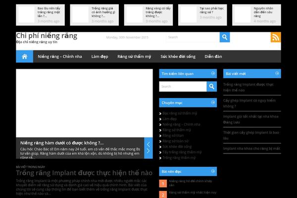 Metro theme site design template sample