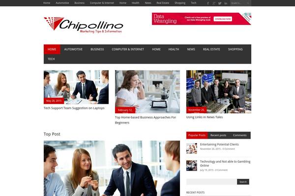 chipollino.org site used Magazon Wp