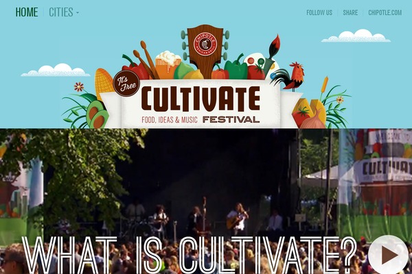 cultivate theme websites examples