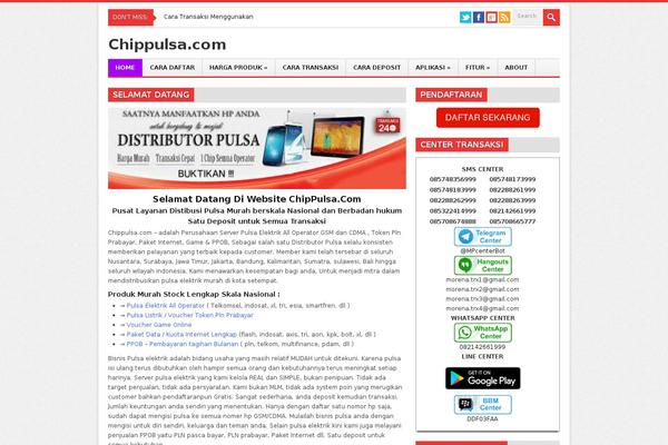 Kasep2 theme site design template sample