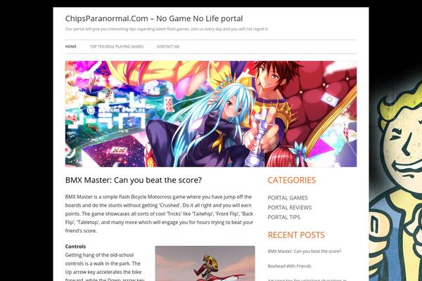 Tiny Framework theme site design template sample