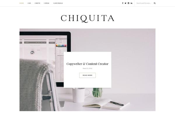 Rosemary theme site design template sample