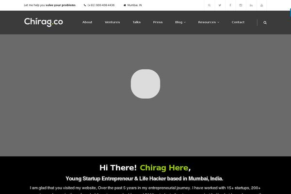 Site using Hide Widgets plugin