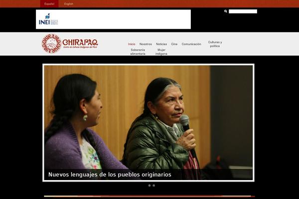 chirapaq.org.pe site used Desktop