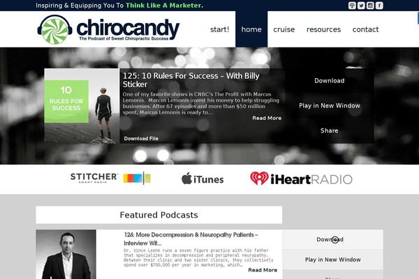 Playcast theme site design template sample