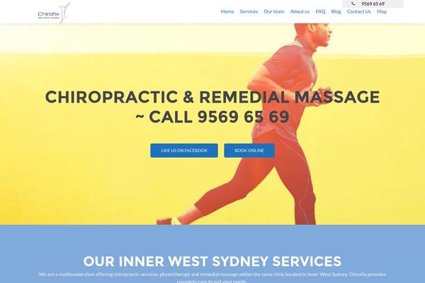 Zerif Pro theme site design template sample