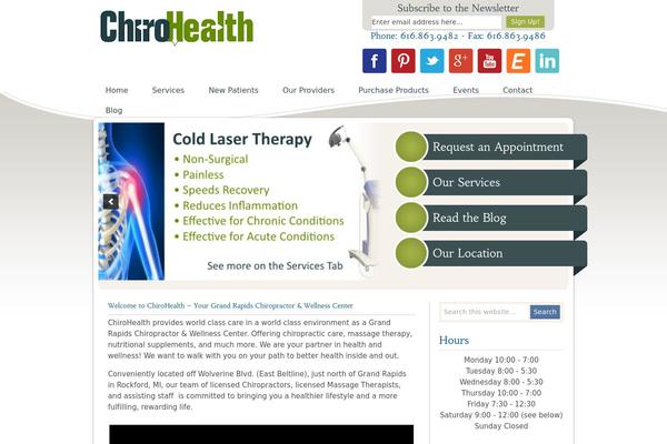 Ellen-mae theme site design template sample