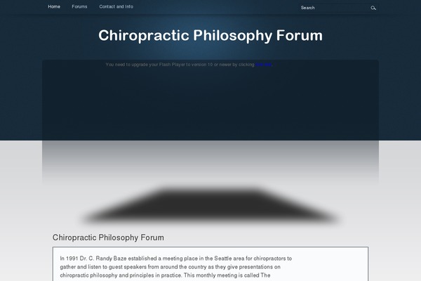 chirophilosophyforum.com site used Novatorix