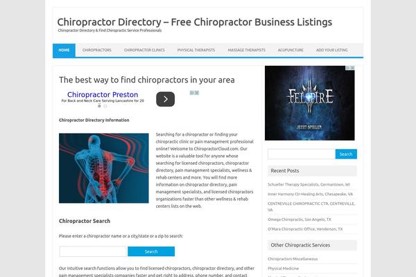 chiropractorcloud.com site used Iconic One