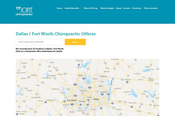 Thejoint2 theme site design template sample