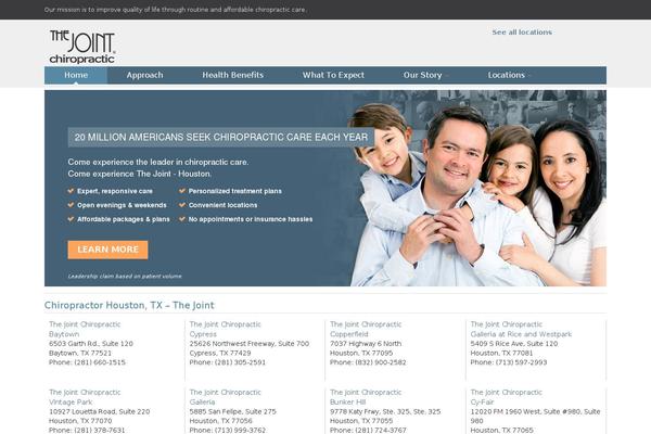 chiropractorhouston-thejoint.com site used Thejoint2