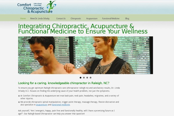 chiropractorinraleigh.com site used Breeze