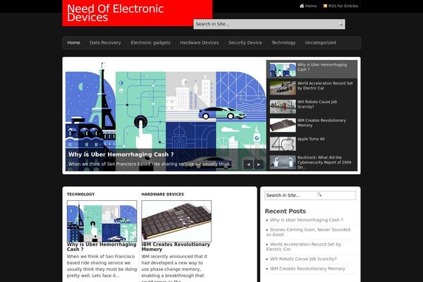 SnapWire theme site design template sample