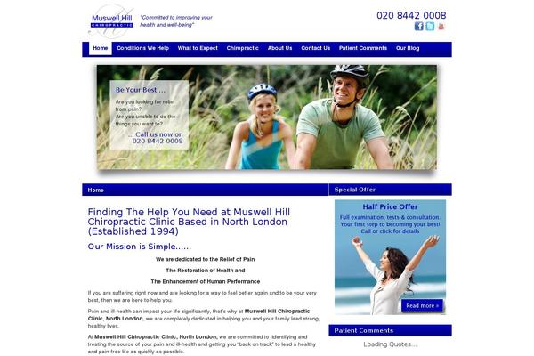 Afterburner theme site design template sample