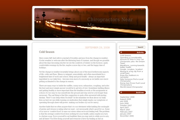 chiropractorsnearme.com site used Fast-lane