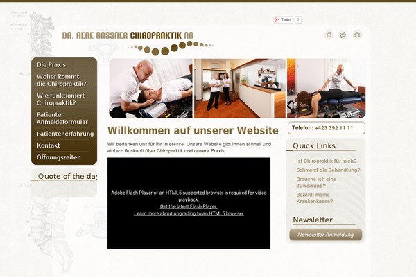 WordPress website example screenshot