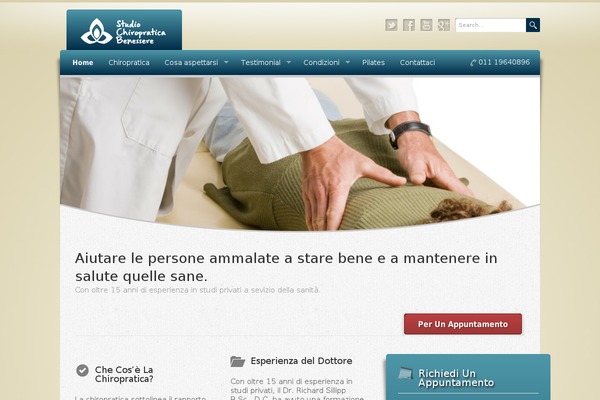 Wellness theme site design template sample