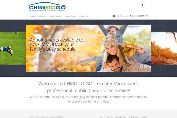 Medical Doctor theme site design template sample