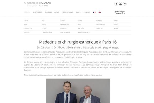Medical Doctor theme site design template sample