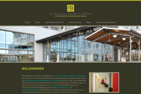 Standard theme site design template sample