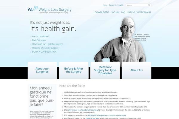 chirurgiepertedepoids.ca site used Wls