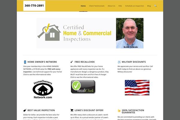 Enfold theme site design template sample
