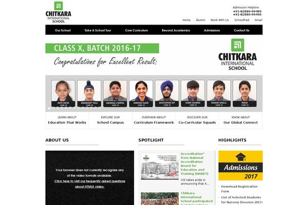 chitkaraschool.in site used Chitkara