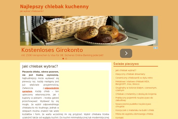 chlebak.pl site used Chlebak