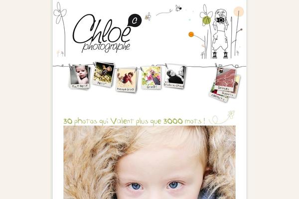 Chloé theme site design template sample