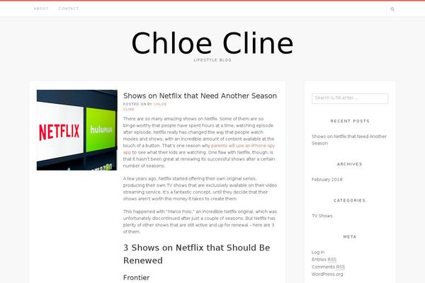 chloecline.com site used Sweetdreams