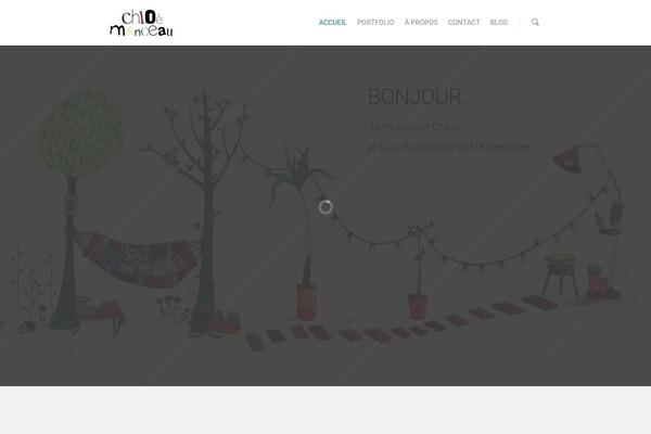 Salient theme site design template sample