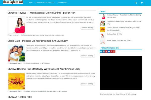 Site using Blue Wrench Video Widget plugin