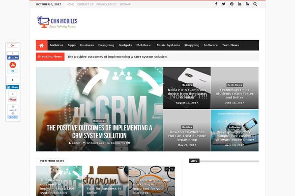 Magic Mag theme site design template sample