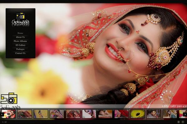 Chocolate theme site design template sample