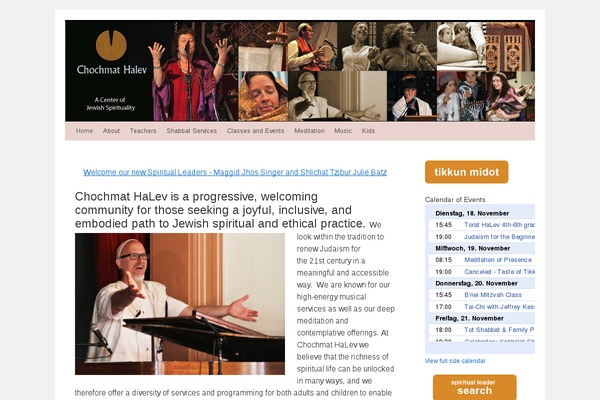 Twenty Ten theme site design template sample
