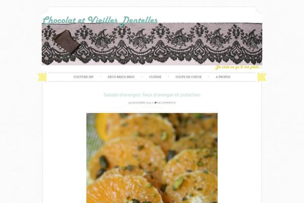 Sugar and Spice theme site design template sample