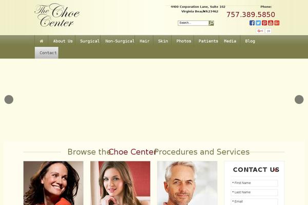 choecenter.com site used Genesis