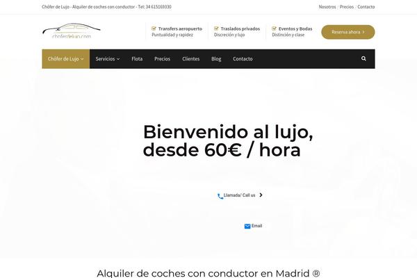 Site using Chauffeur-shortcodes-post-types plugin