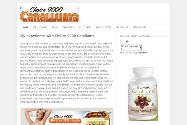 Leaf theme site design template sample