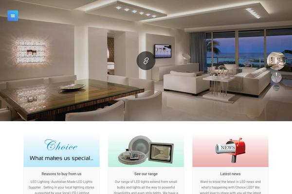 The7 Child theme site design template sample