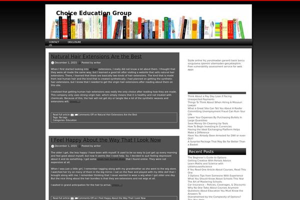 choiceseducationgroup.org site used Black skyline
