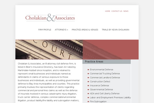 cholakianlaw.com site used Cholakian