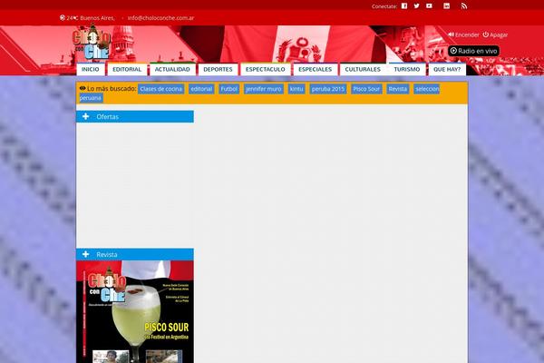 Newspaper theme site design template sample