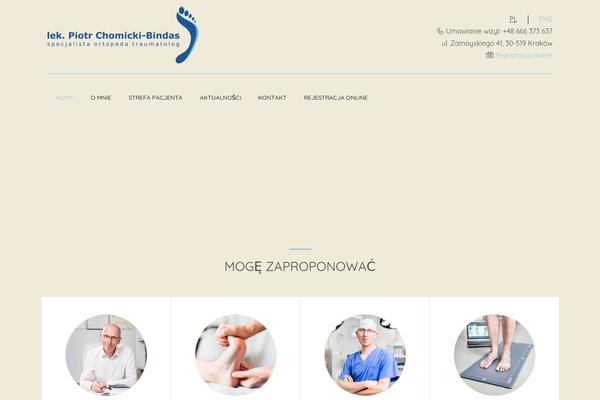 OneLife theme site design template sample